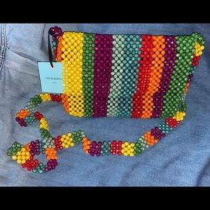 CYNTHIA ROWLEY BEADED CROSSBODY BAG